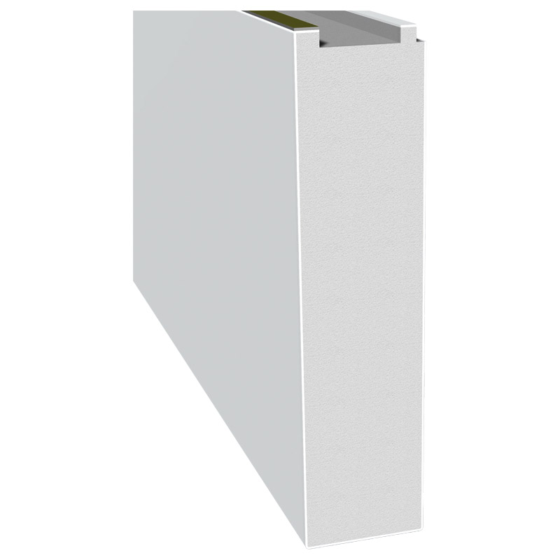 Veka-Bodeneinstand 200mm SK Lg. 6,50m Weiß, 200x50mm PVC Schaumfür 70er <(>&<)> 76er <(>&<)> 82er Nutzhöhe: ca. 193,8mm Produktbild BIGPIC L