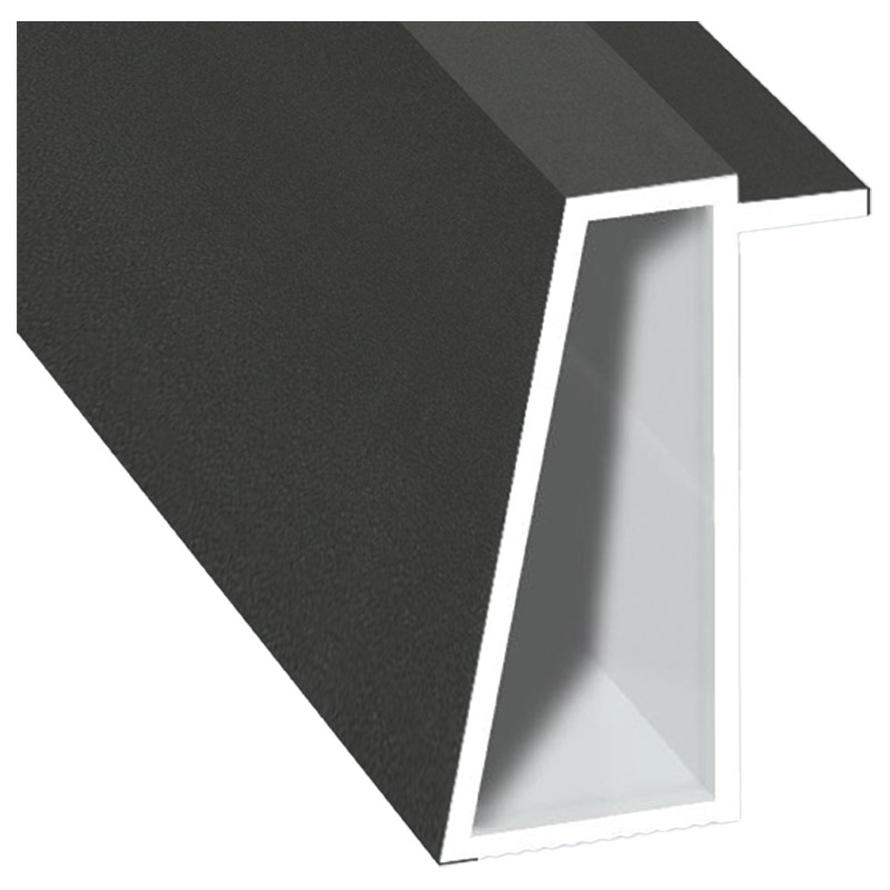 Kammerprofil 16x35 mm Lg. 6,00 m foliert 436 1014 Alux DB 703 Produktbild BIGPIC L