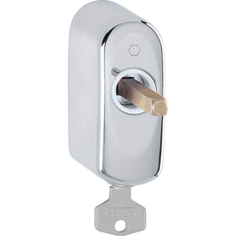 HOPPE Fenstergriff-Rosette abschließbar MUS950S Secustik® inkl. Schrauben Produktbild BIGPIC L