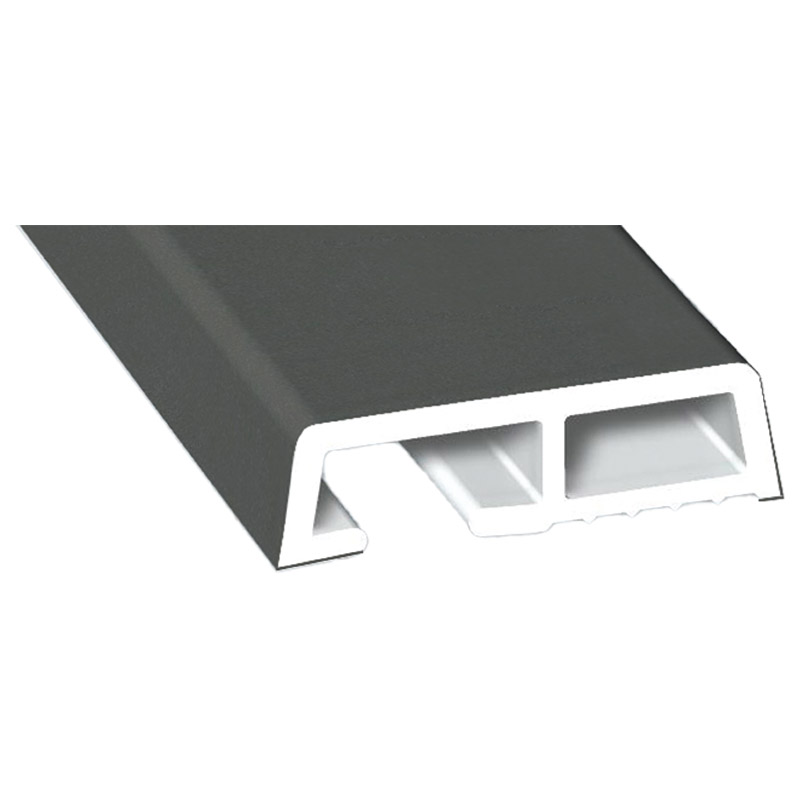 Verkleidungsprofil 35x10mm Lg. 6,50m foliert, klipsbar 436 1014 Alux DB 703 Produktbild BIGPIC L