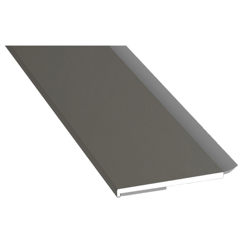 Flachprofil 40x3 mm WL SK Lg. 6,00 m foliert, WL Schwarz  70 3905-167 Quarzgrau Produktbild BIGPIC L