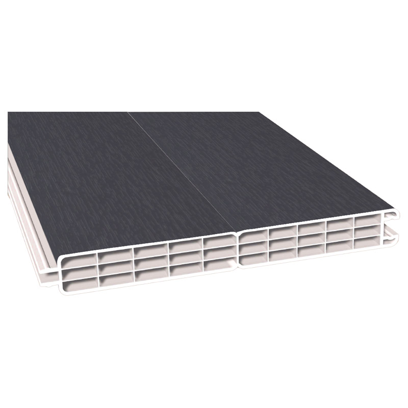 Nut- u. Federprofil 200x24mm Lg. 6,00m foliert, GK Cremeweiß 701505-167 Schiefergrau Produktbild BIGPIC L