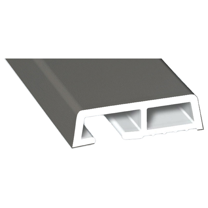 Verkleidungsprofil 35x10mm Lg. 6,50m foliert, klipsbar 70 3905-167 Quarzgrau Produktbild BIGPIC L