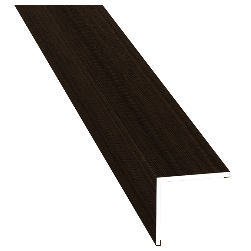 Winkelprofil 30x30x2mm Lg. 6,00m Außen foliert 214 0006-167 Mooreiche Produktbild BIGPIC L
