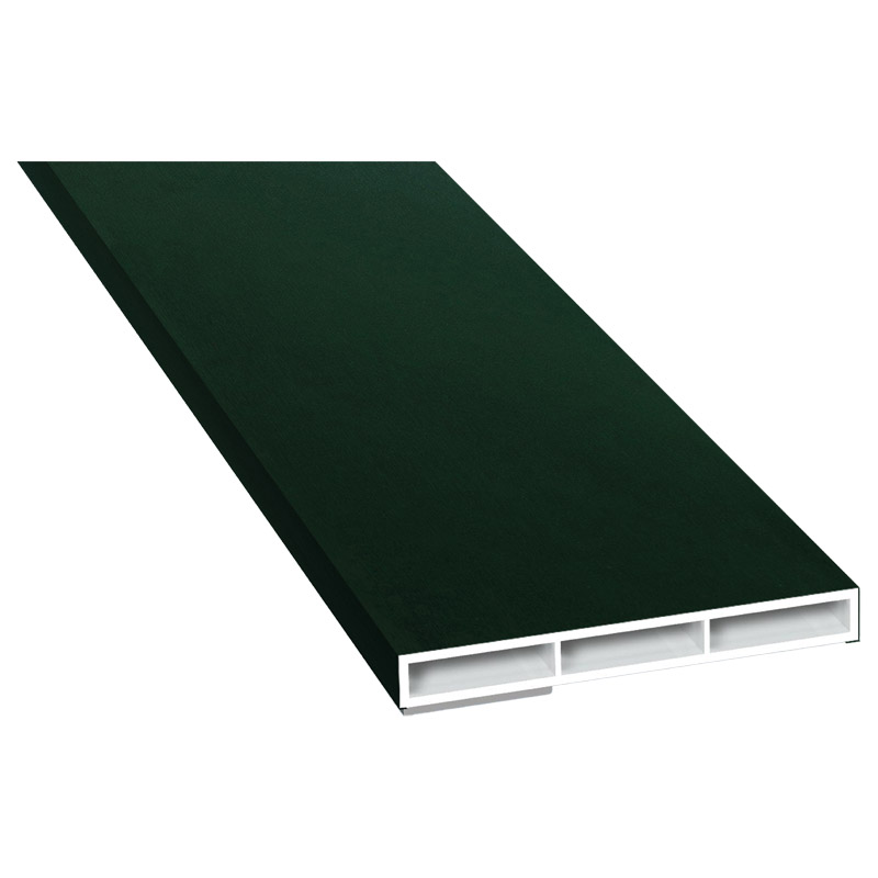 Kammerprofil 60x7mmSK Lg. 6,00m foliert, ohne Nase 61 2505-167 Dunkelgrün Produktbild BIGPIC L