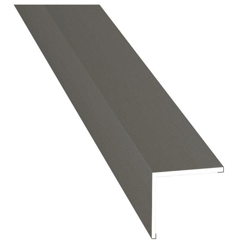 Winkelprofil 30x30x2mm Lg. 6,00m Außen foliert 70 3905-167 Quarzgrau Produktbild BIGPIC L