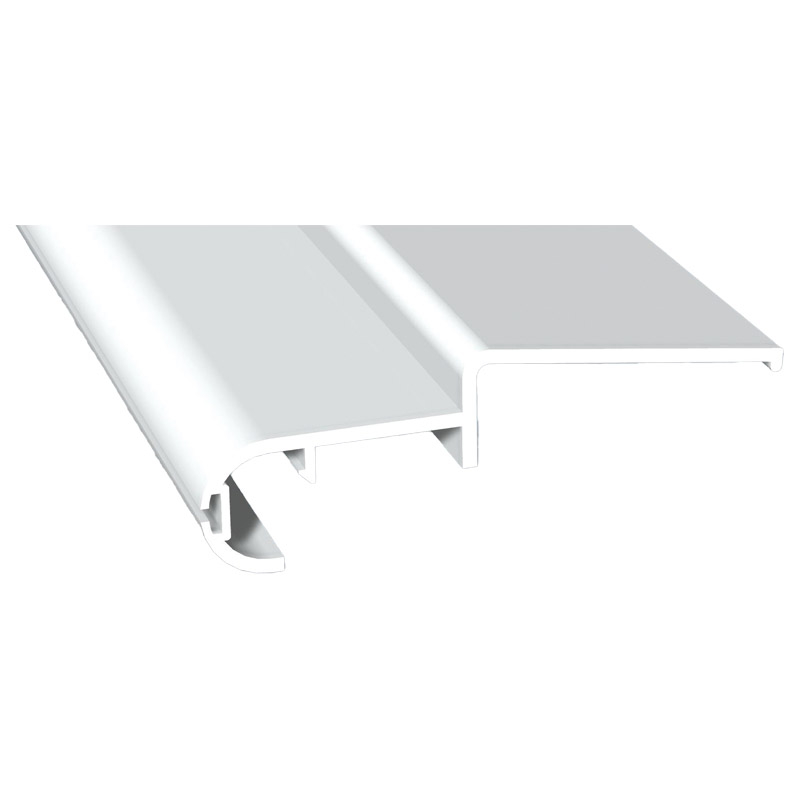 Abrollprofil 108,5mm Lg. 6,00m Weiß, VE: 60m für Veka Produktbild BIGPIC L