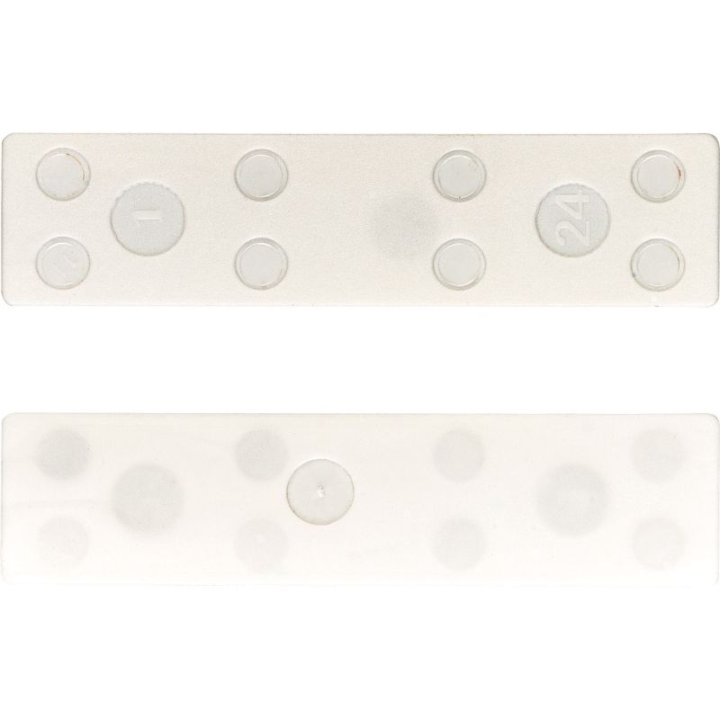 greenteQ Verglasungsklotz 100x46x1 weiß Produktbild BIGPIC L