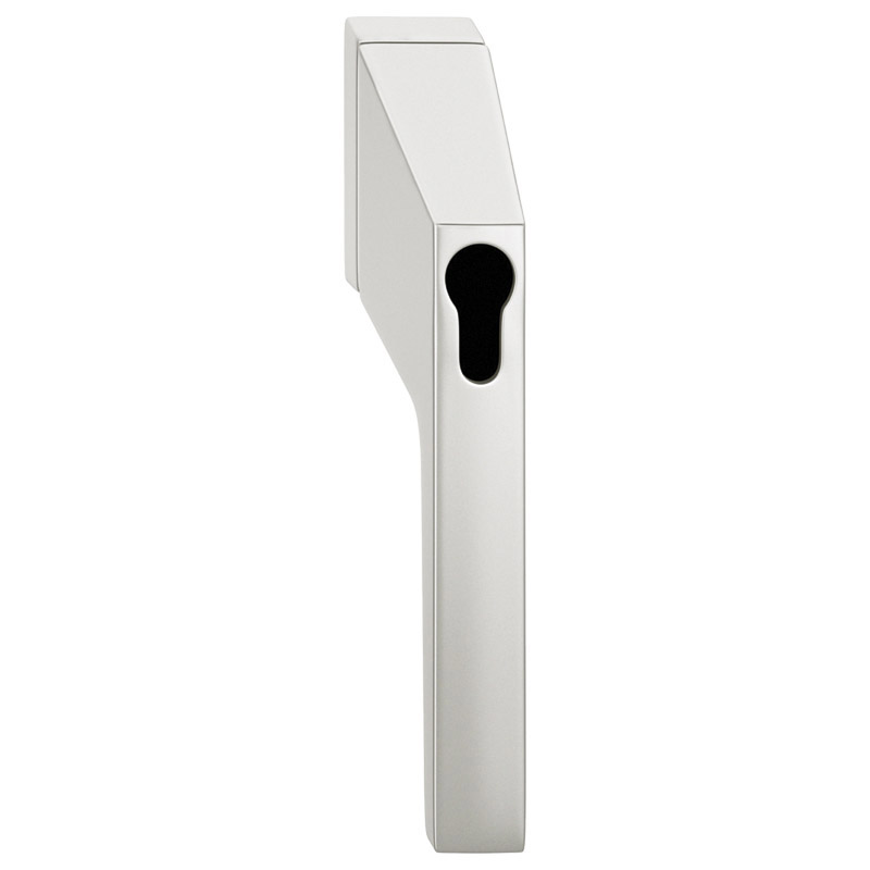 FSB Fenstergriff 34 3495 Aluminium vorgerichtet für Halbzylinder - mit Schrauben Produktbild BIGPIC L