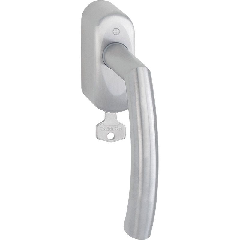 HOPPE Fenstergriff TRONDHEIM E1430Z/EUS950S Secustik® abschließbar - inkl. Schrauben Produktbild BIGPIC L