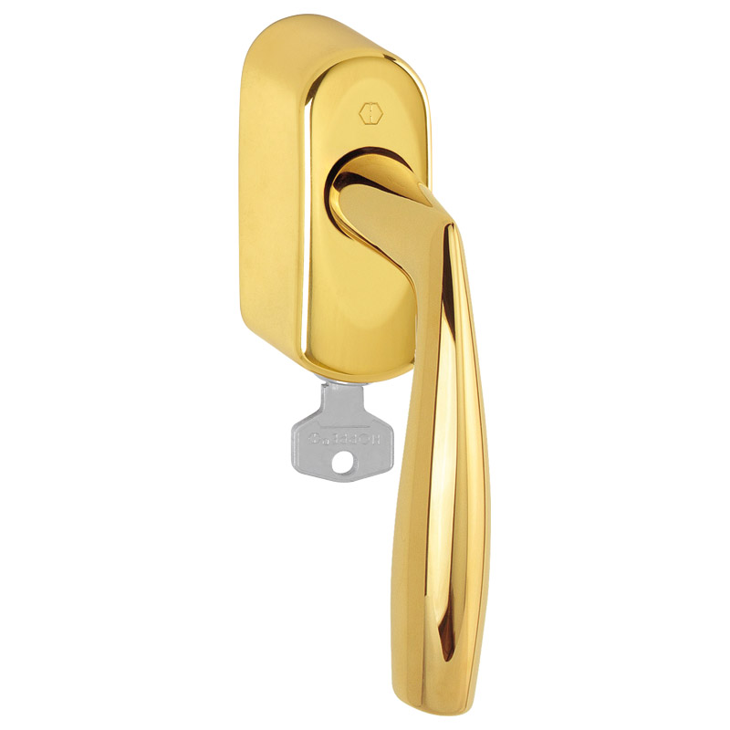 HOPPE Fenstergriff VITORIA M1515/MUS950S Secustik® abschließbar - inkl. Schrauben Produktbild BIGPIC L
