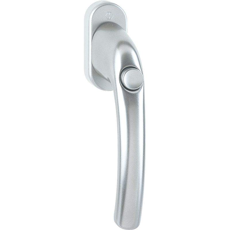 HOPPE Fenstergriff TOKYO 0710SV/U26 Druckknopf - inkl. Schrauben Produktbild BIGPIC L