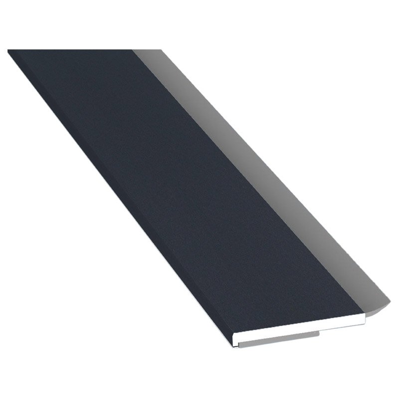Flachprofil 30x3mm WL SK Lg. 6,00m foliert, WL Schwarz 70 1605-097 Anthrazitgrau Glatt 2 Produktbild BIGPIC L