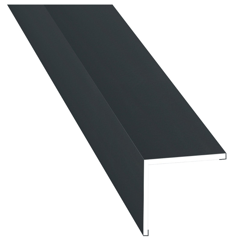 Winkelprofil 40x40x2mm Lg. 6,00m Außen foliert 70 1605-083 Anthrazitgrau Glatt Produktbild BIGPIC L