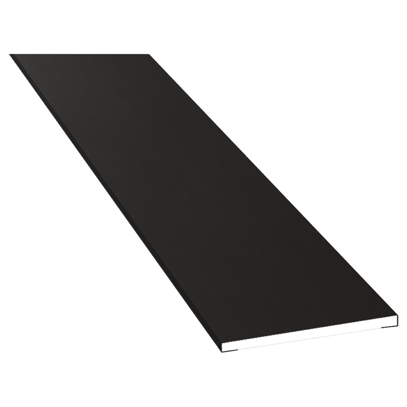 Flachprofil 50x3 mm Lg. 6,00 m foliert 7105.95 Ash Glatt Produktbild BIGPIC L