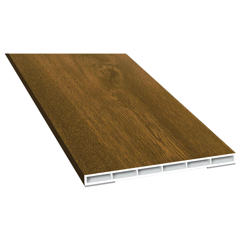 Kammerprofil 100x7mm SK Lg. 6,00m foliert ohne Nase 217 8007-167 Nussbaum Produktbild BIGPIC L