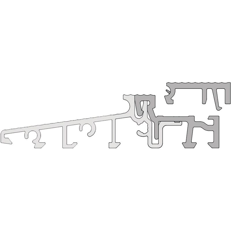 GKG Türschwelle 82 mm TS58212-24-FL mit loser Schließblechleiste 24 mm Produktbild BIGPIC L