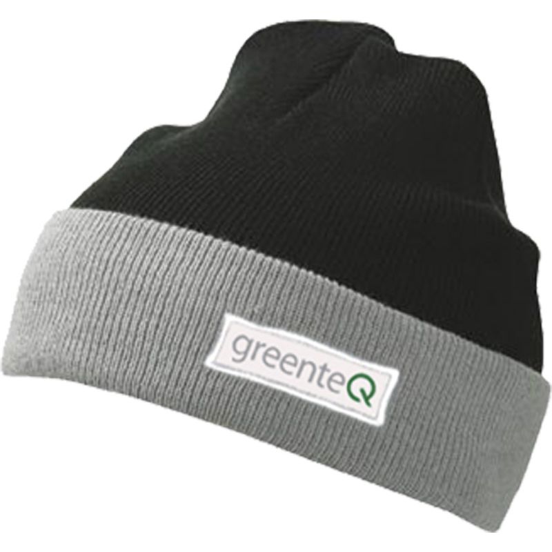 Strickmütze - greenteQ Logo Produktbild BIGPIC L