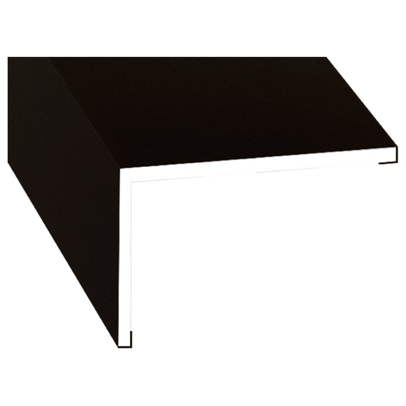 Winkelprofil 40x60x3mm Lg. 6,00m Außen foliert 85 1805-167 Schwarzbraun Produktbild BIGPIC L