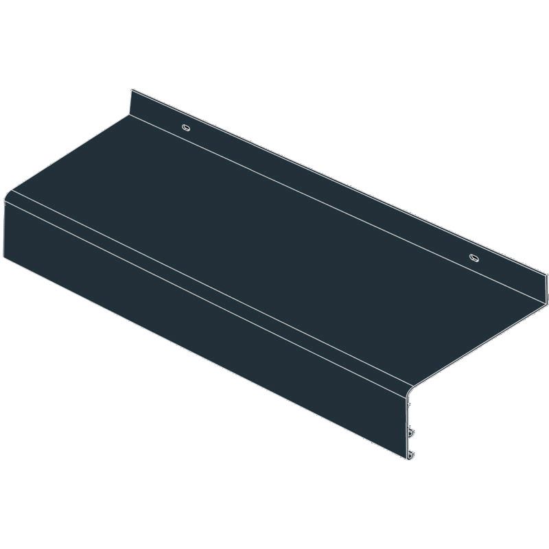 Aussenfensterbank VBH 400 Aluminium RAL 7016 anthrazitgrau glatt matt Produktbild BIGPIC L