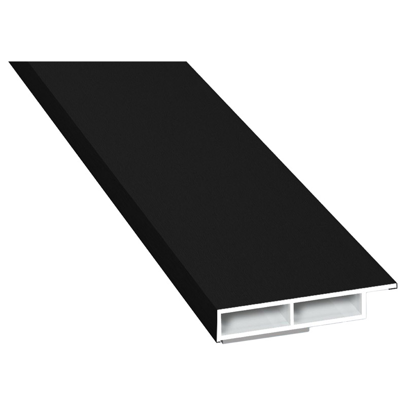 Kammerprofil 40x7mm SK Lg. 6,00m foliert mit Nase 70 2105-167 Schwarzgrau Produktbild BIGPIC L