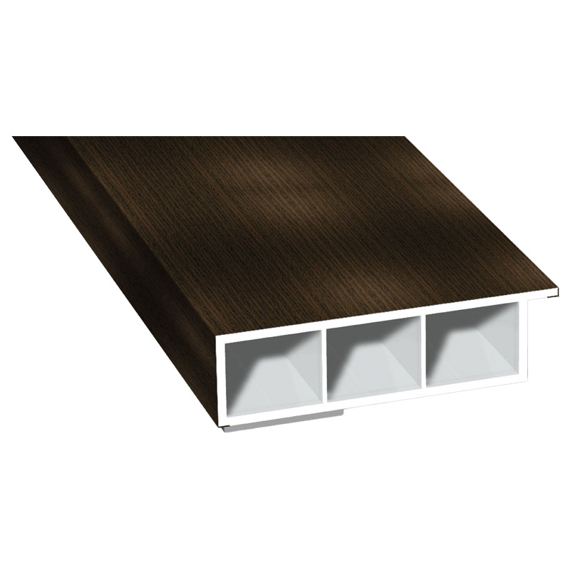 Kammerprofil 60x15mm SK Lg. 6,00m foliert, mit Nase 214 0006-167 Mooreiche Produktbild BIGPIC L