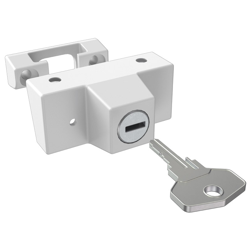 Drehsp. m. Schließzyl.2W145 Ral 9003 K50 Produktbild BIGPIC L