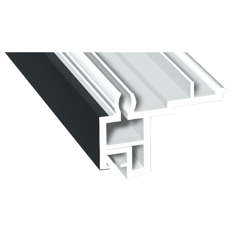 Fensterbankanschlussprofil Schüco 20mm Lg. 6,00m foliert 70 1605-083 Anthrazitgrau Glatt Produktbild BIGPIC L
