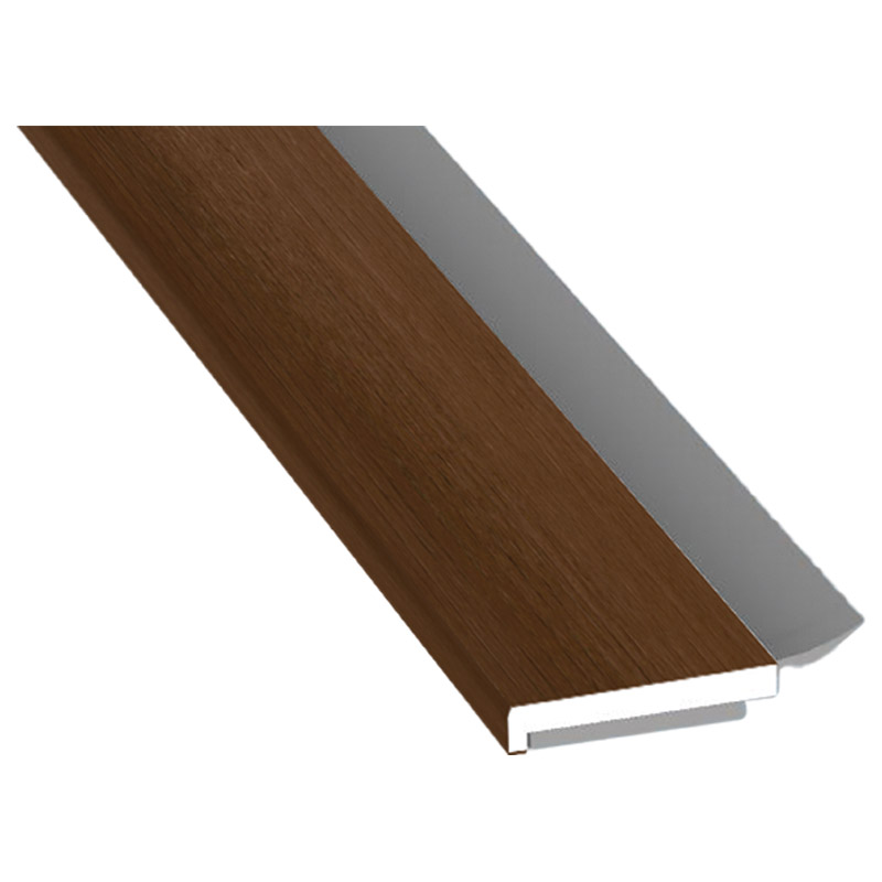 Flachprofil 20x3mm WL SK Lg. 6,00m foliert, WL Schwarz 49233 Siena Rosso Produktbild BIGPIC L