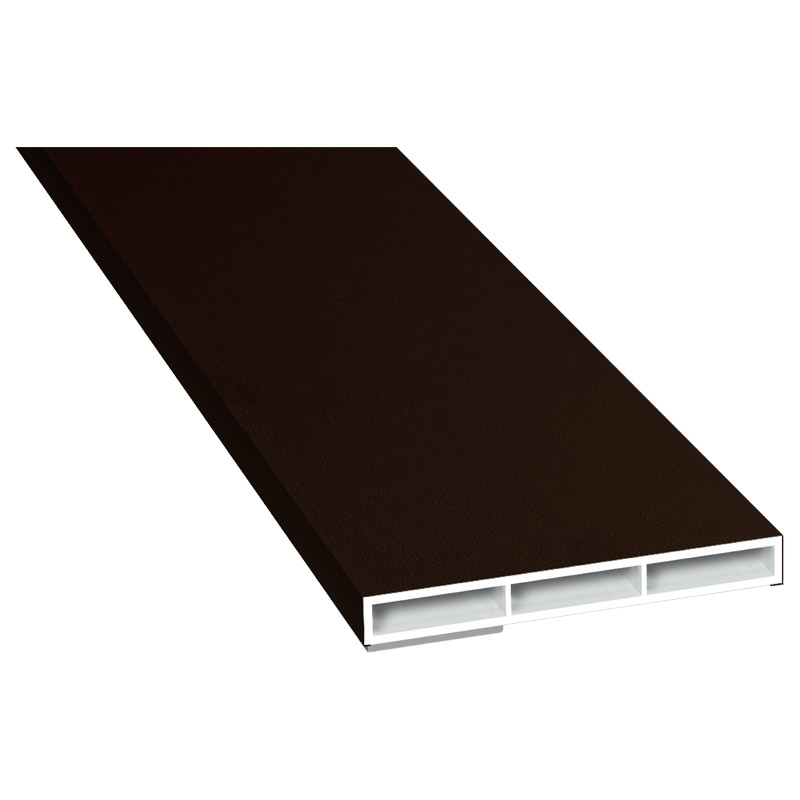 Kammerprofil 60x7mmSK Lg. 6,00m foliert, ohne Nase 88 7505-167 Schokobraun Produktbild BIGPIC L