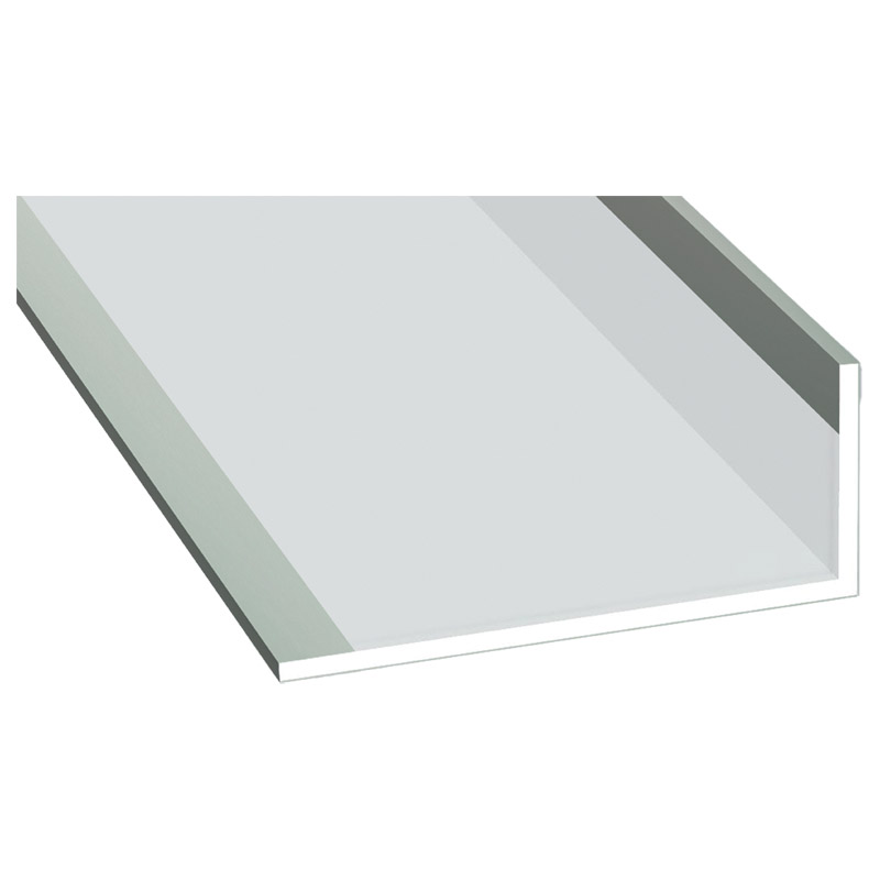 Winkelprofil 25x60x2,5mm Lg. 6,00m Außen foliert 70 3805-083 Achatgrau Glatt Produktbild BIGPIC L