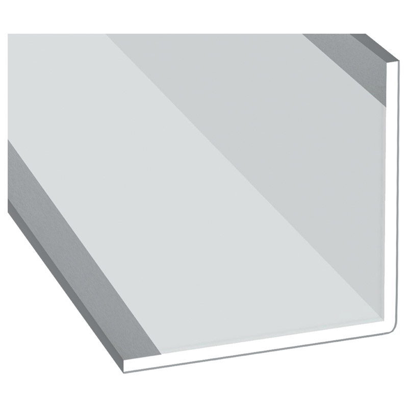 Winkelprofil 60x60x3mm Lg. 6,00m Außen foliert 71 5505-167 Silbergrau Produktbild BIGPIC L