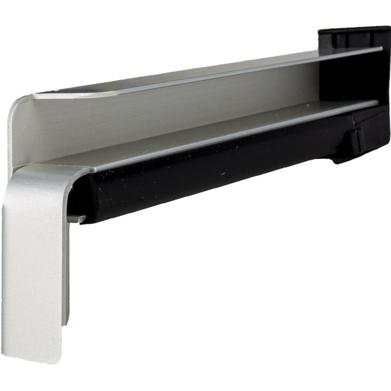 BF4006-Z silberfarbig EV1 - Aluminium-Gleitabschluss inkl. Dichtset mit Dehnungsausgleich Produktbild BIGPIC L