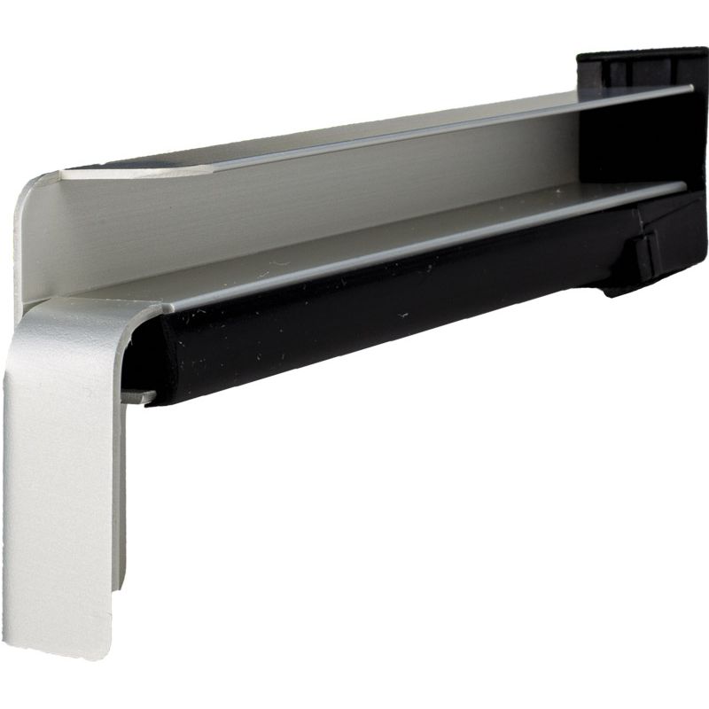 BF4006-Z silberfarbig EV1 - Aluminium-Gleitabschluss inkl. Dichtset mit Dehnungsausgleich Produktbild BIGPIC L