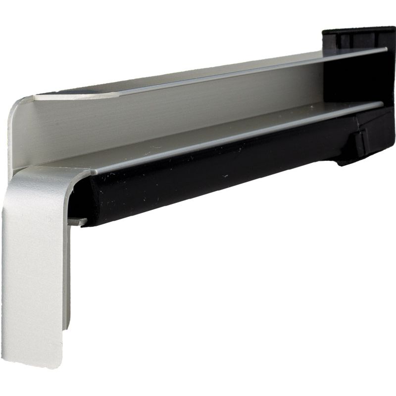 BF4006-Z silberfarbig EV1 - Aluminium-Gleitabschluss inkl. Dichtset mit Dehnungsausgleich Produktbild BIGPIC L