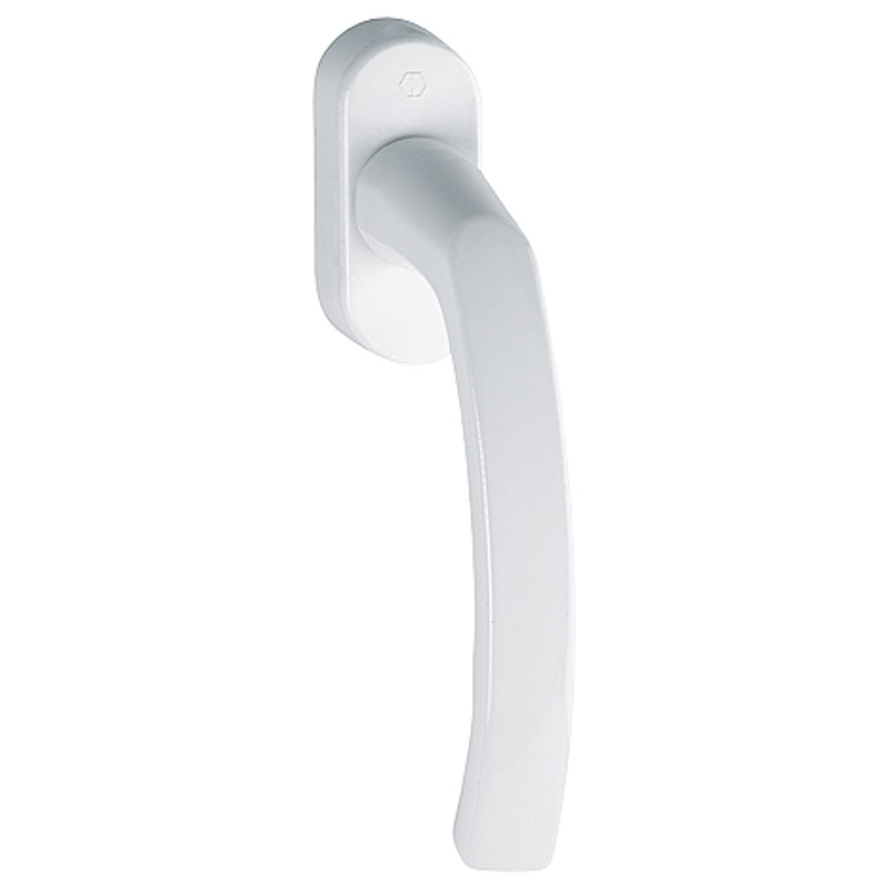 HOPPE Fenstergriff LIEGE Alu 90° mit Logo - inkl. Schrauben Produktbild BIGPIC L
