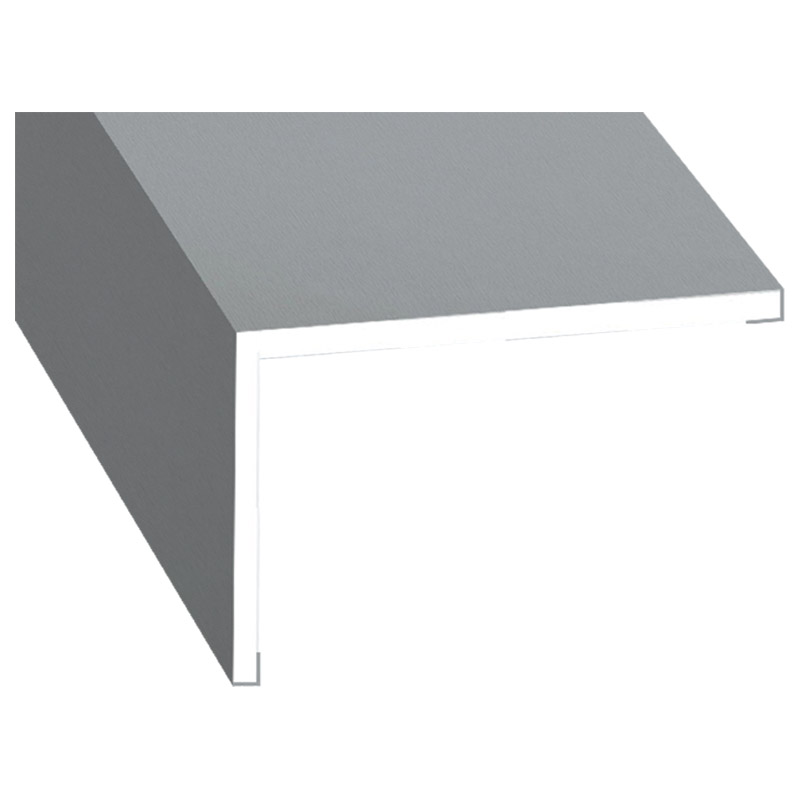 Winkelprofil 40x60x3mm Lg. 6,00m Außen foliert 71 5505-167 Silbergrau Produktbild BIGPIC L
