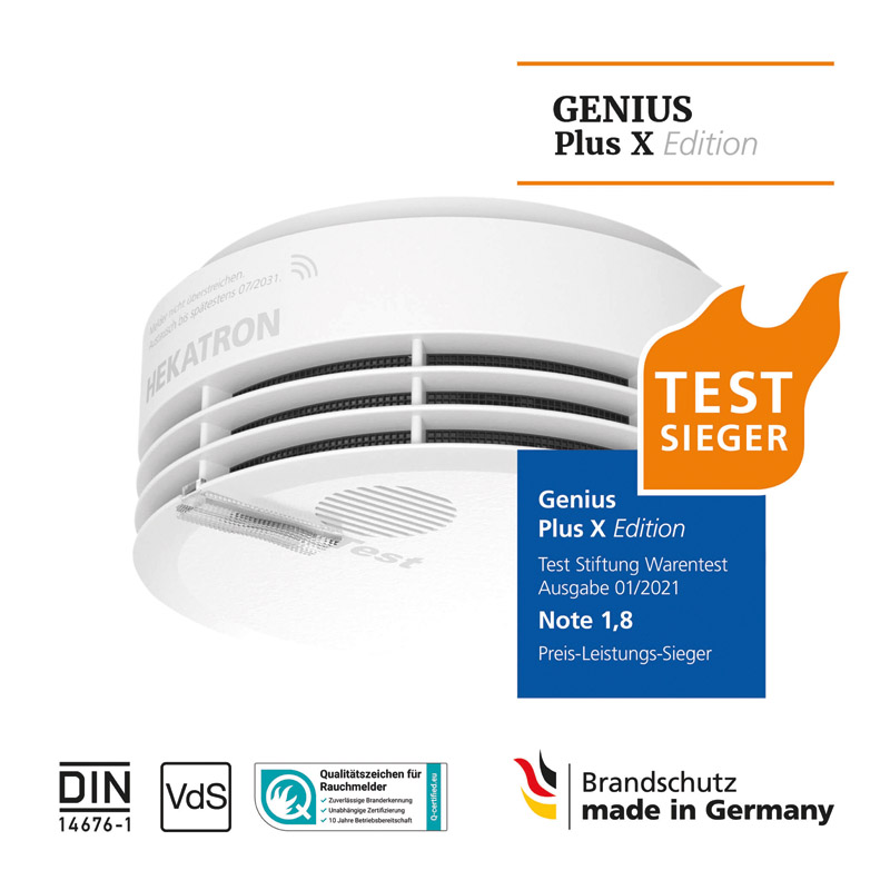 HEKATRON Rauchwarnmelder Genius Plus X Produktbild BIGPIC L