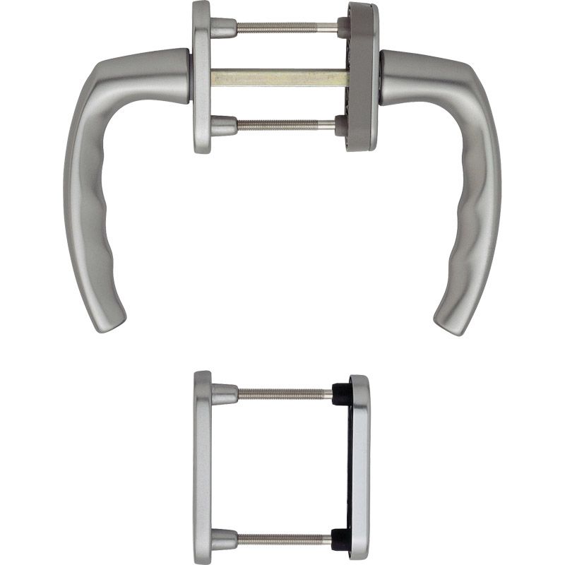 HOPPE Balkon-/Fenstertür-Garnitur ATLANTA 0530/66N/U26/0530/66NS/49PNS. Produktbild BIGPIC L