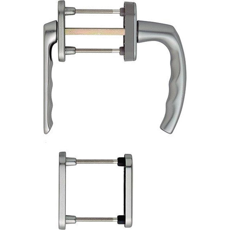 HOPPE Balkon-/Fenstertür-Garnitur ATLANTA 099KH/66N/U26/0530/66NS/49PNS flacher Griff Produktbild BIGPIC L