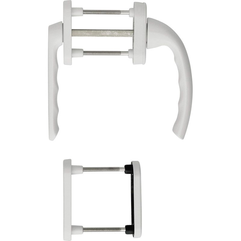 HOPPE Balkon-/Fenstertür-Garnitur TOKYO 099KH/66N/U26/0710/66NS/49PNS flacher Griff Produktbild BIGPIC L