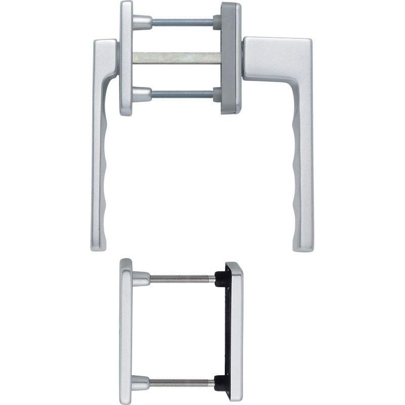 HOPPE Balkon-/Fenstertür-Garnitur TOULON 0737KH/51N/U34/0737/51NS/51PNS flacher Griff Produktbild BIGPIC L
