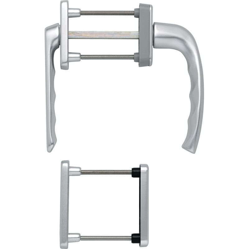 HOPPE Balkon-/Fenstertür-Garnitur NEW YORK 099KH/961N/U10/0810/962NS/PNS flacher Griff Produktbild BIGPIC L