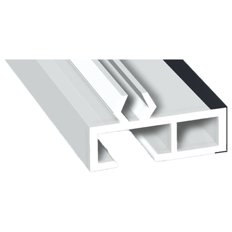 Aufdopplungsprofil 30x10mm Lg. 6,00m foliert 70 1605-097 Anthrazitgrau Glatt 2 Produktbild BIGPIC L
