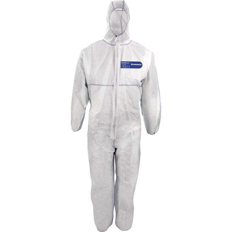 PROMAT Schutzoverall CoverTex® PSA III weiß Produktbild BIGPIC L