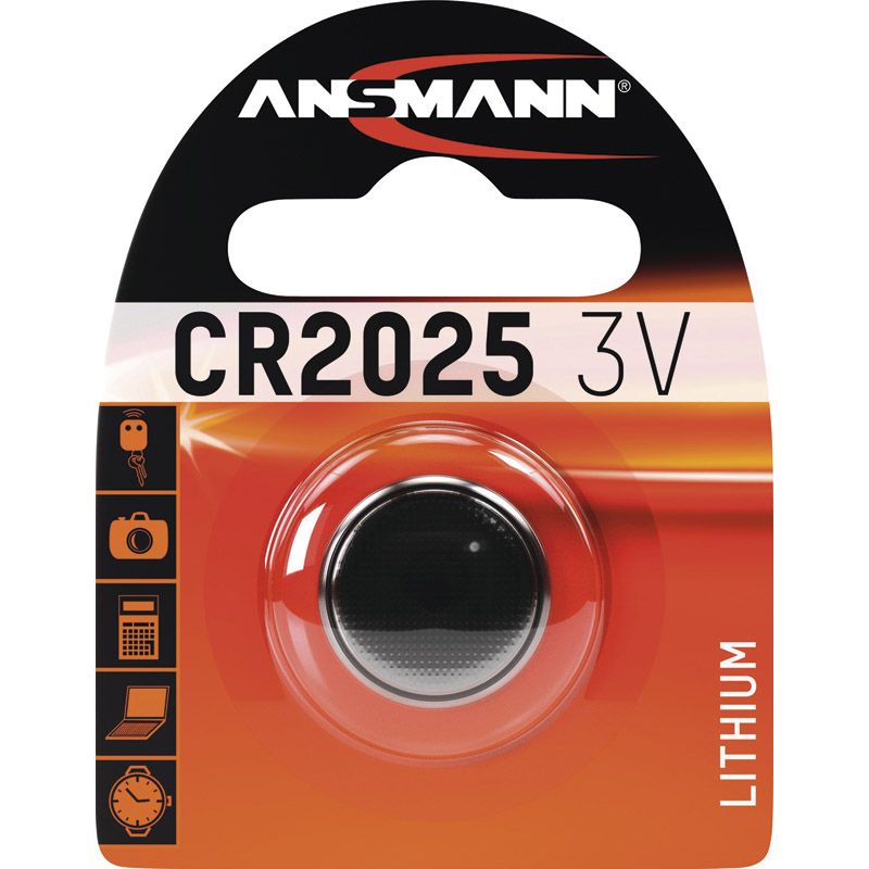 ANSMANN Knopfzelle 3 V CR2025 Produktbild BIGPIC L