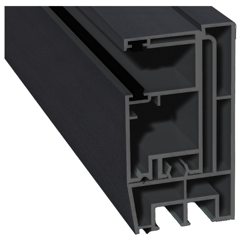 Adapterp. 80x43x6000mm <(>&<)>RF Alux Anthr. Produktbild BIGPIC L
