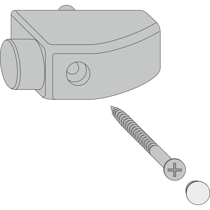 SIEGENIA Beutel Anschlagbock HS ECO PASS Produktbild BIGPIC L