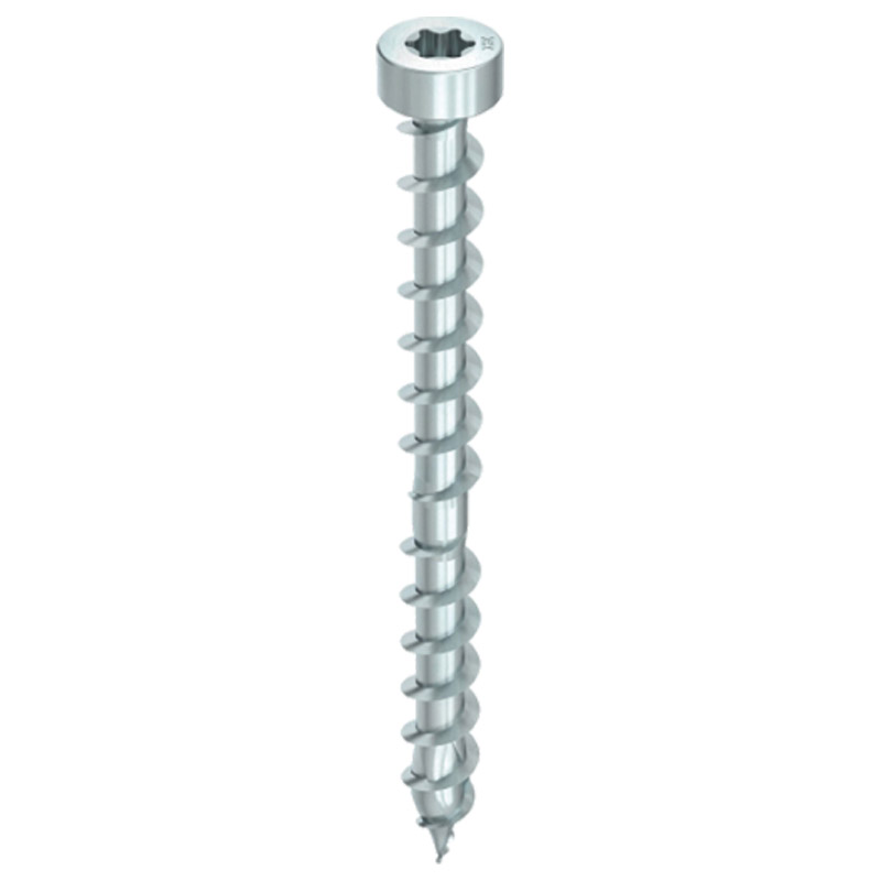 HECO-TOPIX-plus CombiConnect Holzbauschraube, Doppelgewinde, Zylinderkopf, TX, verzinkt blau Produktbild BIGPIC L
