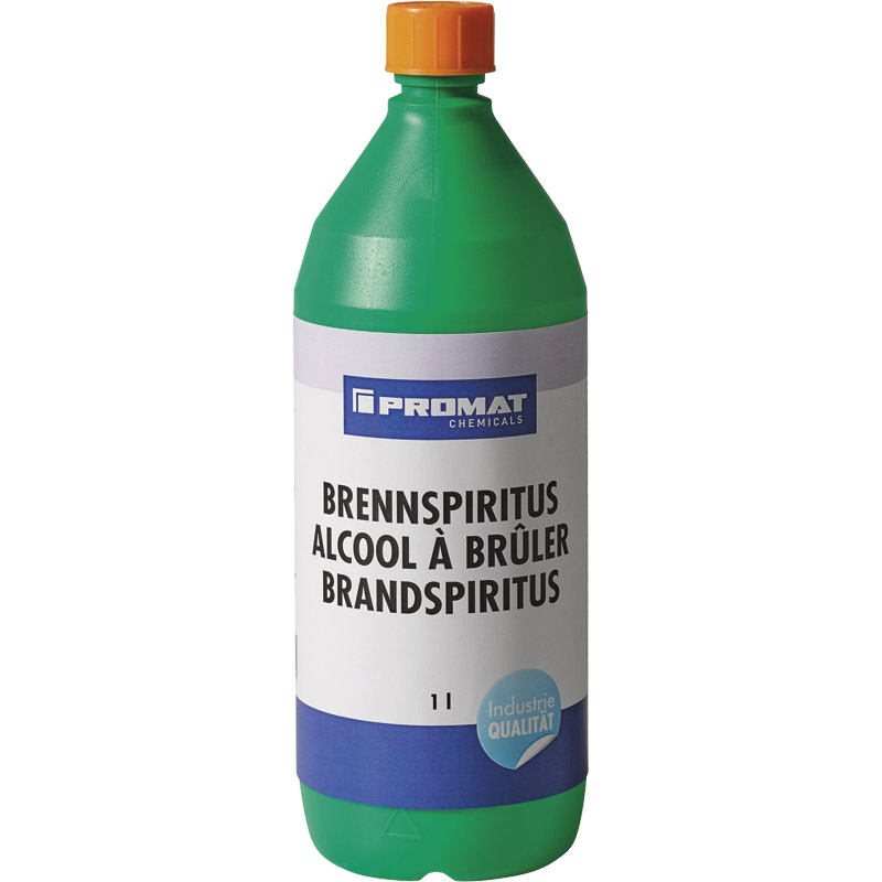 Brennspiritus 1l Flasche PROMAT CHEMICALS Produktbild BIGPIC L